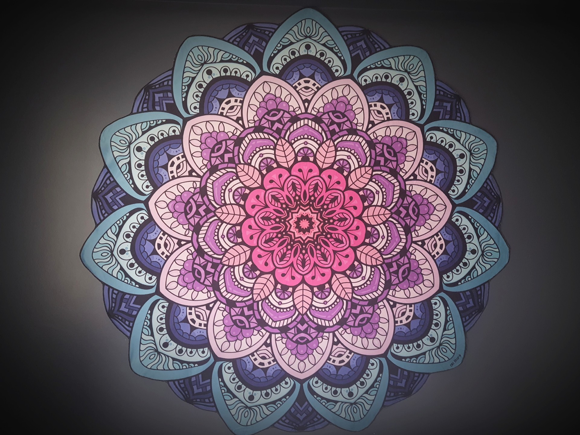 Beautiful colorful mandala.